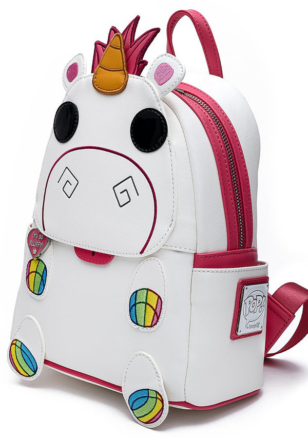 X Minions Fluffy Unicorn Cosplay Mini Backpack