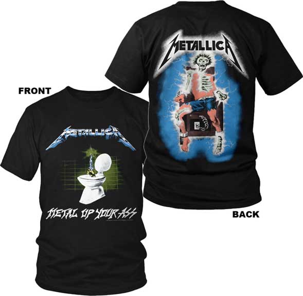 Cargue la imagen en el visor de la galería, Metallica - Camiseta Metal up Your Ass 
