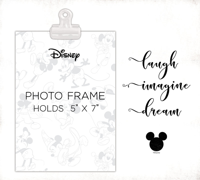 Mickey Mouse Laugh imagine Dream Photo Frame With Clip  - Kryptonite Character Store
