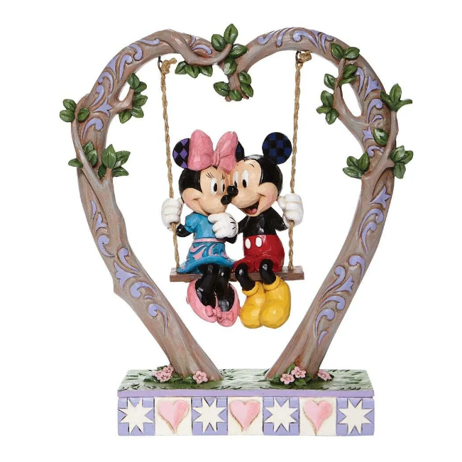 Disney - Mickey & Minnie Mouse on Swing Figure