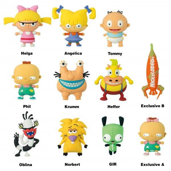 Nickelodeon Blind Bag Series 2 Figural Keychain - Kryptonite Character Store