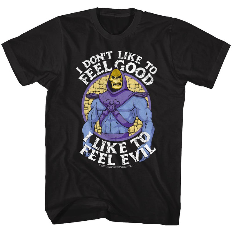 Camiseta de Masters Of The Universe Skeletor para hombre, me gusta sentir el mal
