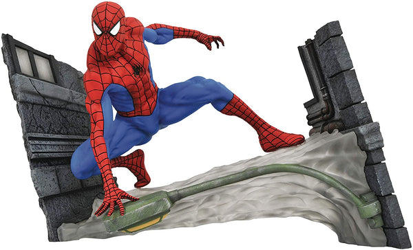 Marvel Comic Gallery: The Spectacular Spider-Man Webbing Diorama PVC Figure - Kryptonite Character Store