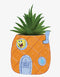 SpongeBob Squarepants Pineapple Figural Mini Planter  - Kryptonite Character Store