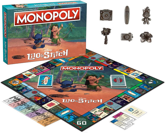 Monopoly Disney Lilo & Stitch Board Game - Kryptonite Character Store