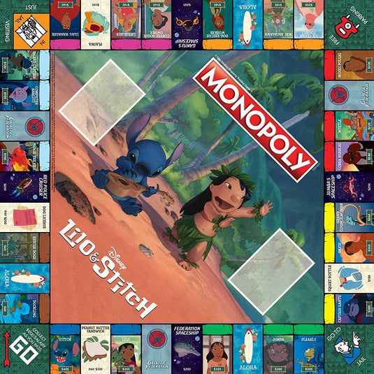 Monopoly Disney Lilo & Stitch Board Game - Kryptonite Character Store