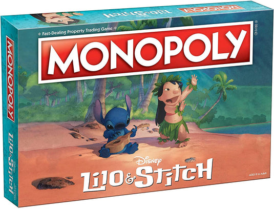 Monopoly Disney Lilo & Stitch Board Game - Kryptonite Character Store