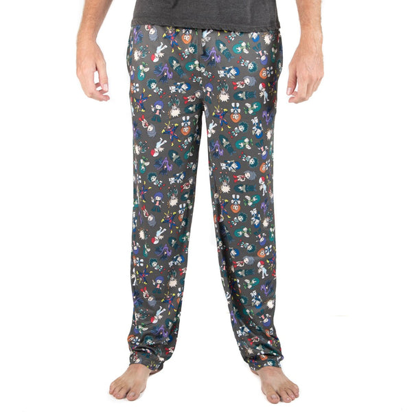 My Hero Academia Chibis Allover Print Pajama Pants