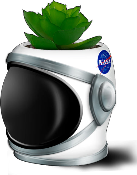 NASA - Helmet with Solar System Large Ceramic Planter
