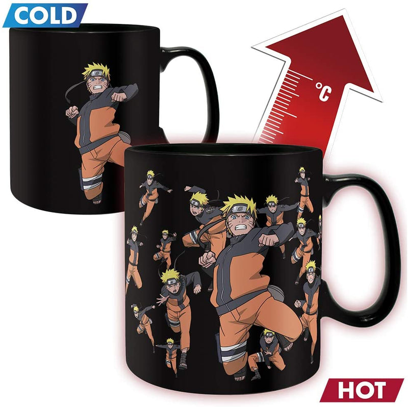 Chargez l&#39;image dans la visionneuse de la galerie, Naruto Shippuden - Clone Jutsu Magic Mug and Coaster Gift Set - Kryptonite Character Store
