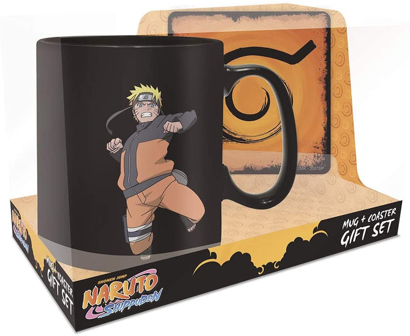 Chargez l&#39;image dans la visionneuse de la galerie, Naruto Shippuden - Clone Jutsu Magic Mug and Coaster Gift Set - Kryptonite Character Store
