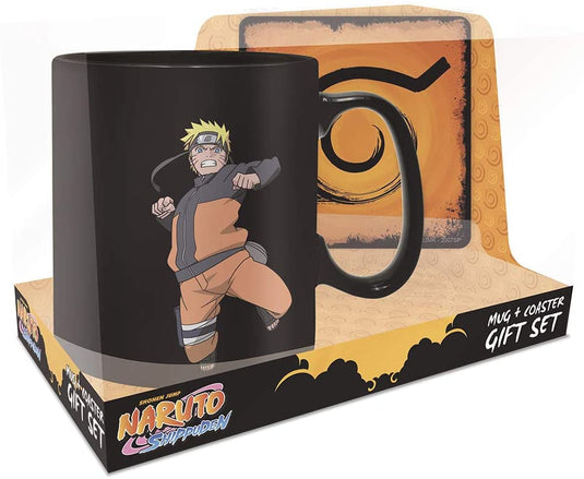 Naruto Shippuden - Clone Jutsu Magic Mug and Coaster Gift Set - Kryptonite Character Store