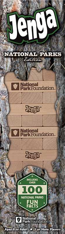 National Parks - Edition Jenga Game