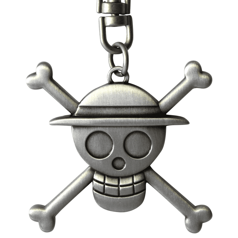 Chargez l&#39;image dans la visionneuse de la galerie, One Piece - Luffy Pirate Skull 3D Keychain - Kryptonite Character Store
