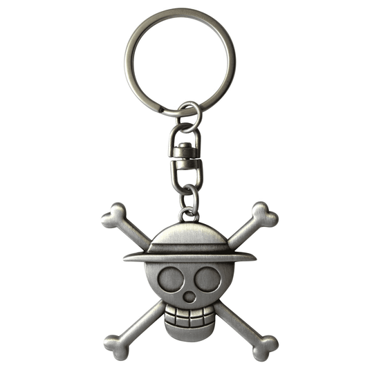 One Piece - Luffy Pirate Skull 3D Keychain - Kryptonite Character Store