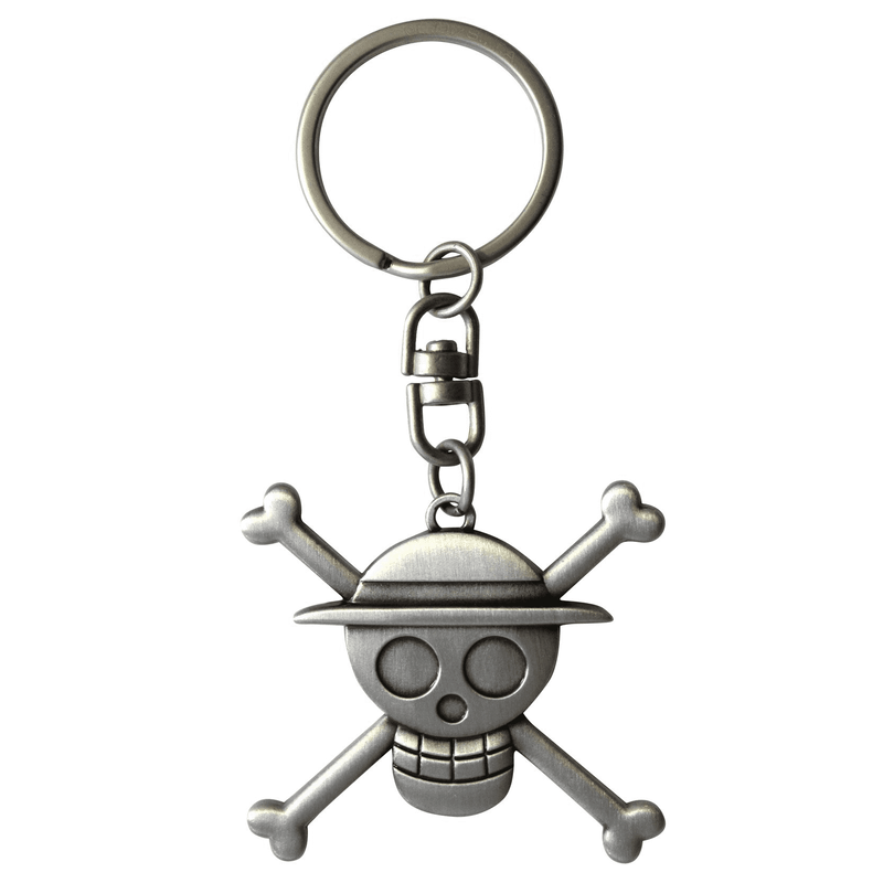 One Piece - Luffy Pirate Skull 3D Keychain - Kryptonite Character Store