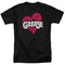Grease Movie Heart Adult T-Shirt