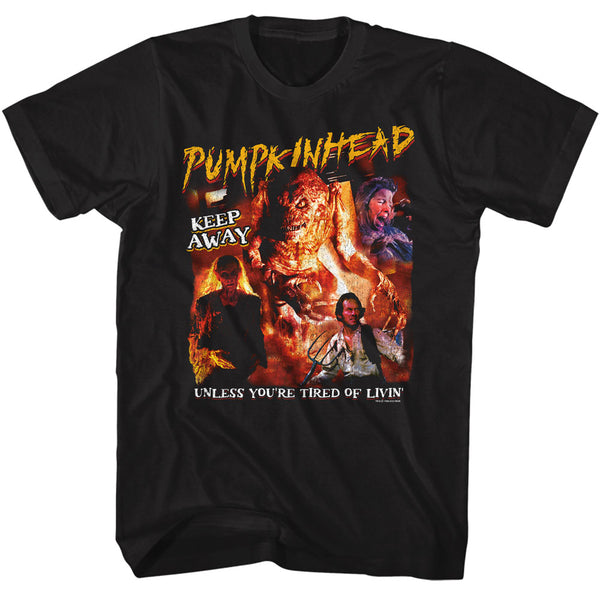 Pumpkin Head Scene Collage T-Shirt