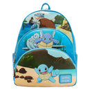 Pokemon Squirtle Evolution Triple Pocket Mini Backpack