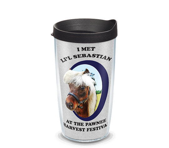 Cargue la imagen en el visor de la galería, Parks and Recreation - Lil Sebastian Wrap With Travel Lid 16 Oz - Kryptonite Character Store
