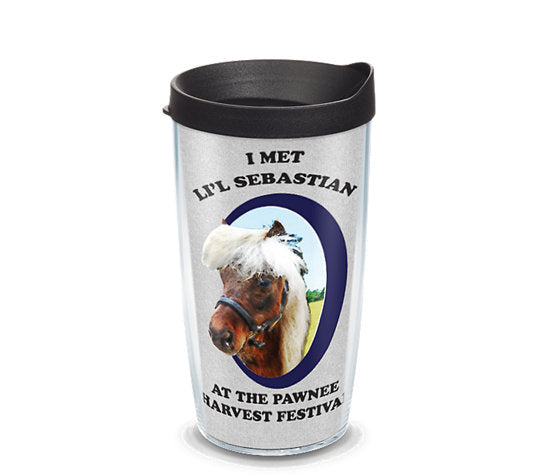 Parks and Recreation - Lil Sebastian Wrap With Travel Lid 16 Oz - Kryptonite Character Store