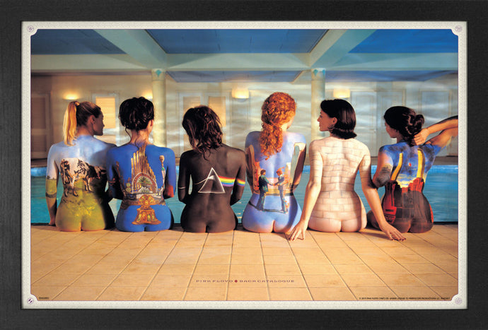 Pink Floyd- Back Catolog  11x17 Print Framed - Kryptonite Character Store