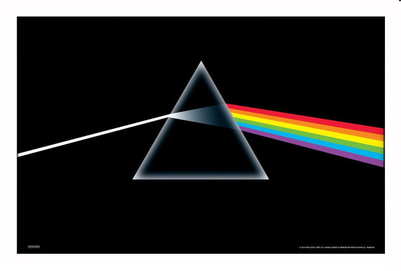 Cargue la imagen en el visor de la galería, Pink Floyd - El lado oscuro de la luna Impresión enmarcada de 11&quot; x 17&#39;&#39;
