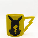 Pokemon Pikachu Sculpted 3D Ceramic Mug 20 Oz Yellow black - Kryptonite Character Store