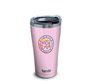 Puppie Love - Pink Tie Dye Pup Stainless Steel with Hammer Lid