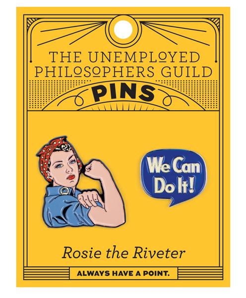 Rosie The Riveter & We Can Do It Pins - Kryptonite Character Store