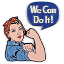 Rosie The Riveter & We Can Do It Pins - Kryptonite Character Store