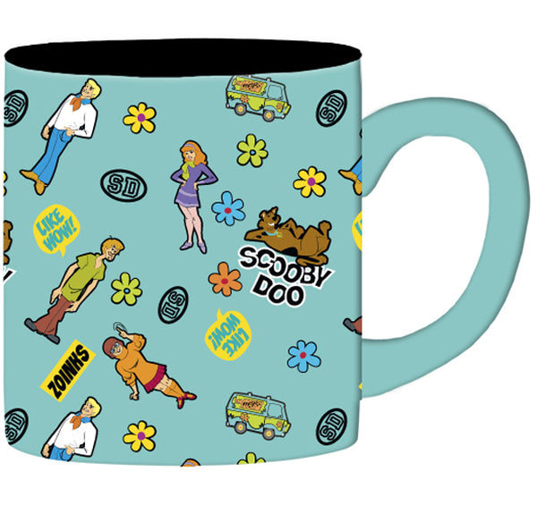 Scooby-Doo - Sticker Pattern Ceramic Mug