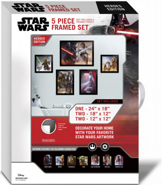 Star Wars - 5 Piece Framed Set