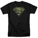 Superman Camo Logo Adult Short Sleeve T-Shirt - Kryptonite Character Store