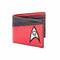 Star Trek Engineering Red Bi-Fold Wallet- Kryptonite Character Store