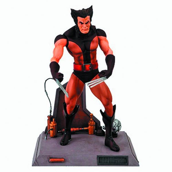 Marvel - Wolverine Unmasked Brown Select Action Figure - Kryptonite Character Store