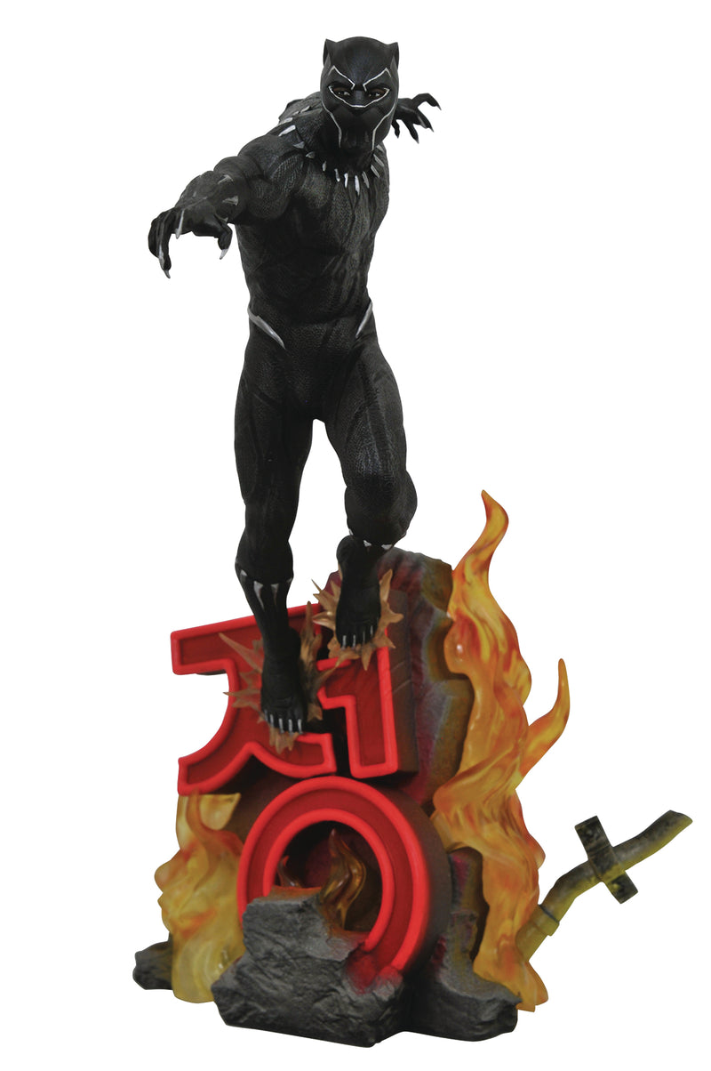 Chargez l&#39;image dans la visionneuse de la galerie, Marvel Comics : Black Panther Premier Collection – Statue de collection en résine Black Panther 30,5 cm 
