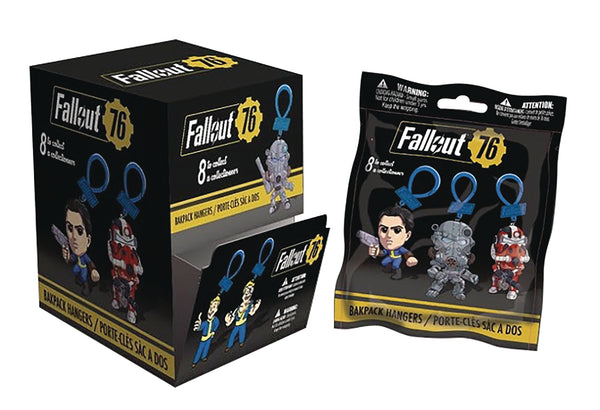 Fallout 76 Perchas para mochila Mini bolsa ciega 3D