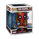 Funko POP! Deluxe: Marvel - King Deadpool on Throne PX