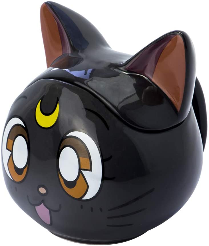 Cargue la imagen en el visor de la galería, Sailor Moon - Luna 3D Mug - Kryptonite Character Store
