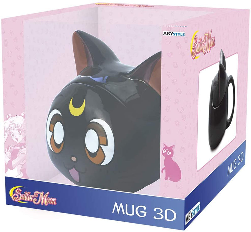 Cargue la imagen en el visor de la galería, Sailor Moon - Luna 3D Mug - Kryptonite Character Store
