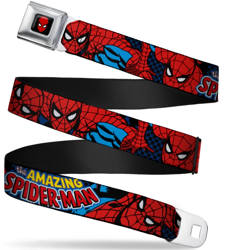 Marvel Comics - Spider-Man Full Color Seatbelt Buckle Belt