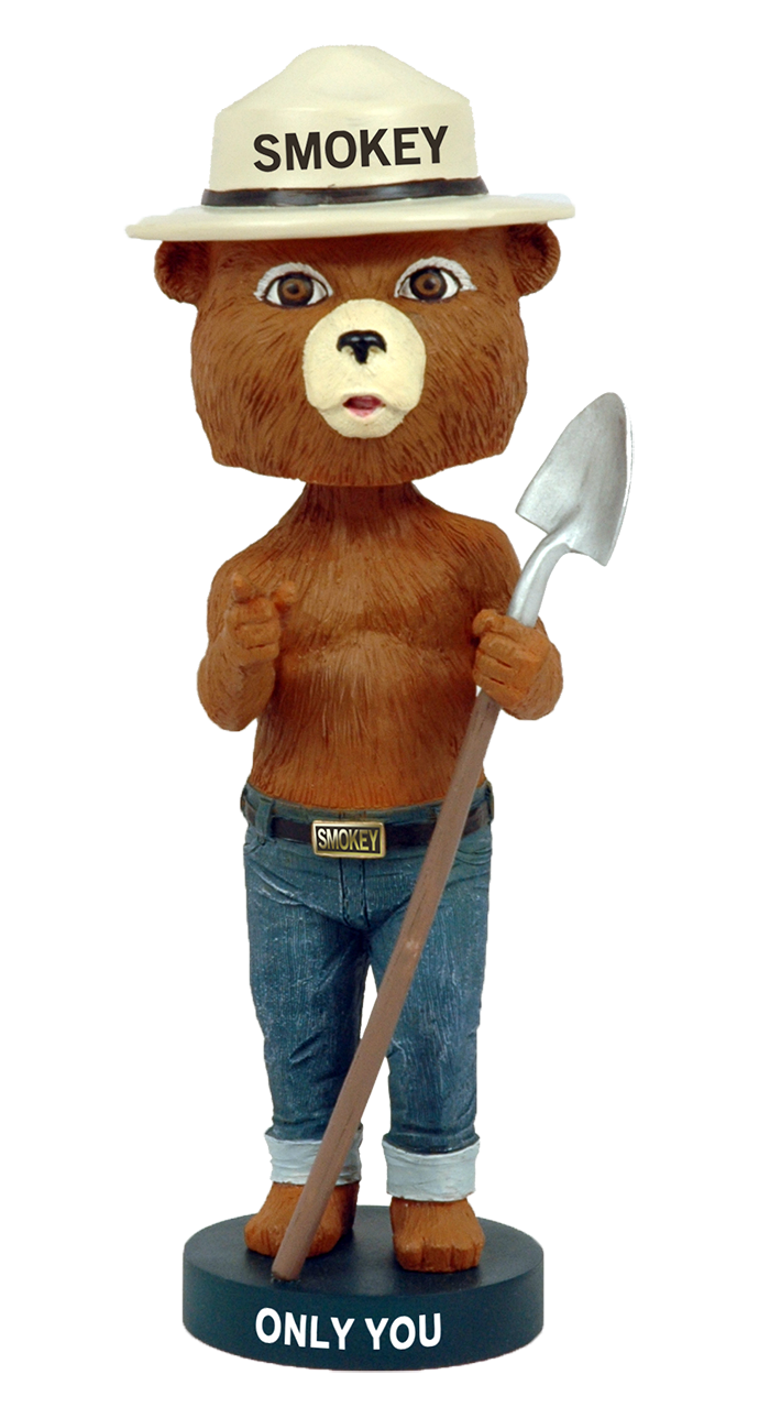 Load image into Gallery viewer, Smokey Bear Bobble Head
