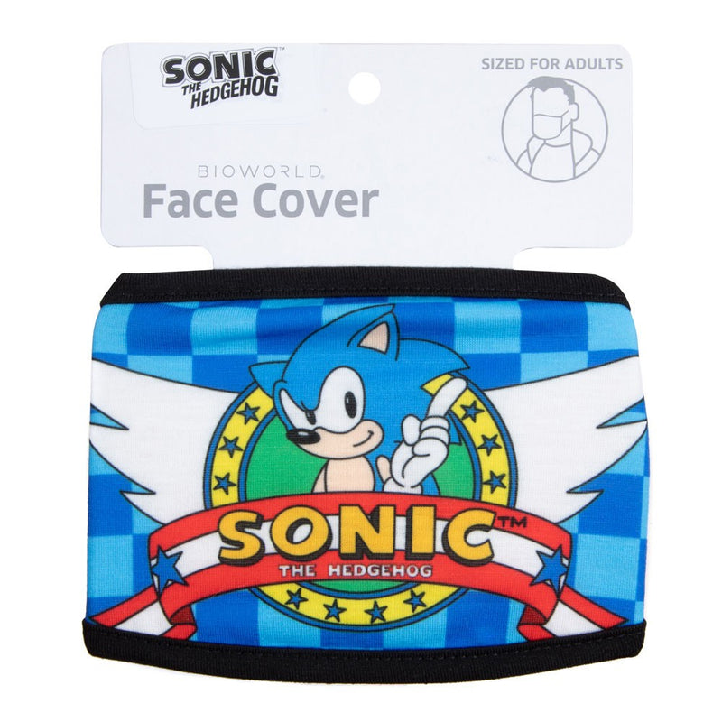 Sonic Adjustable Face Cover - Kryptonite Character Store
