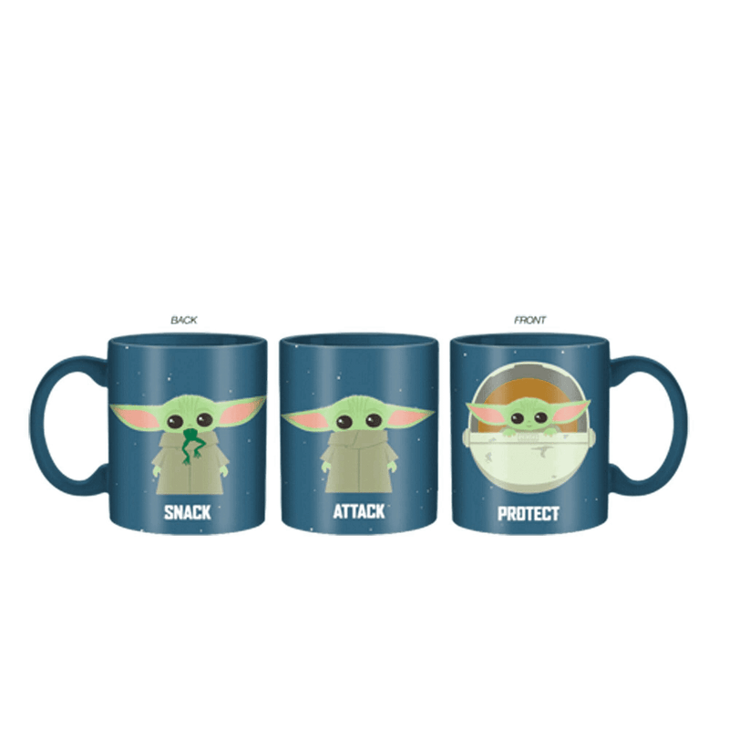Star Wars The Mandalorian The Child Protect Attack Snack Mug - Kryptonite Character Store