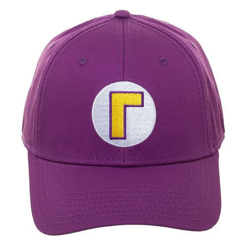 Super Mario - Waluigi Flex Fit Baseball Cap (OSFM) - Kryptonite Character Store