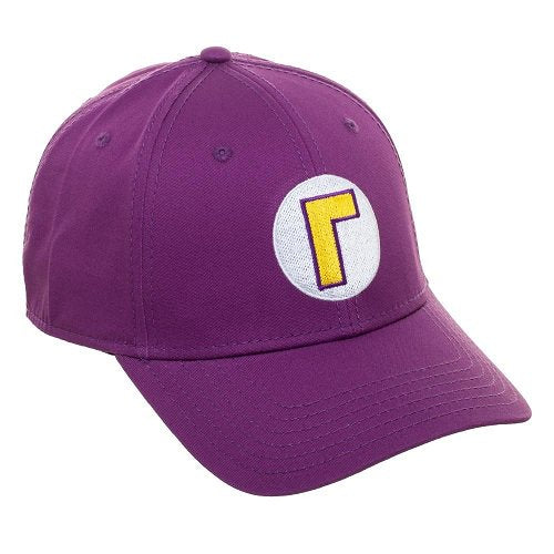 Super Mario - Waluigi Flex Fit Baseball Cap (OSFM) - Kryptonite Character Store