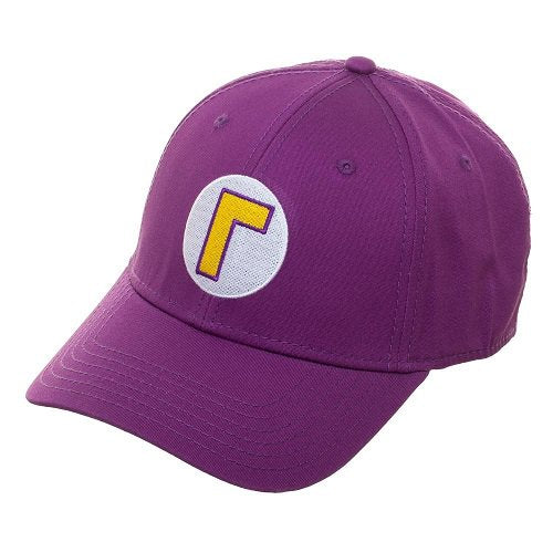 Chargez l&#39;image dans la visionneuse de la galerie, Super Mario - Waluigi Flex Fit Baseball Cap (OSFM) - Kryptonite Character Store
