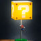 Super Mario Bros Table Lamp Question Mark Block Table Lamp 14" Light Nintendo - Kryptonite Character Store