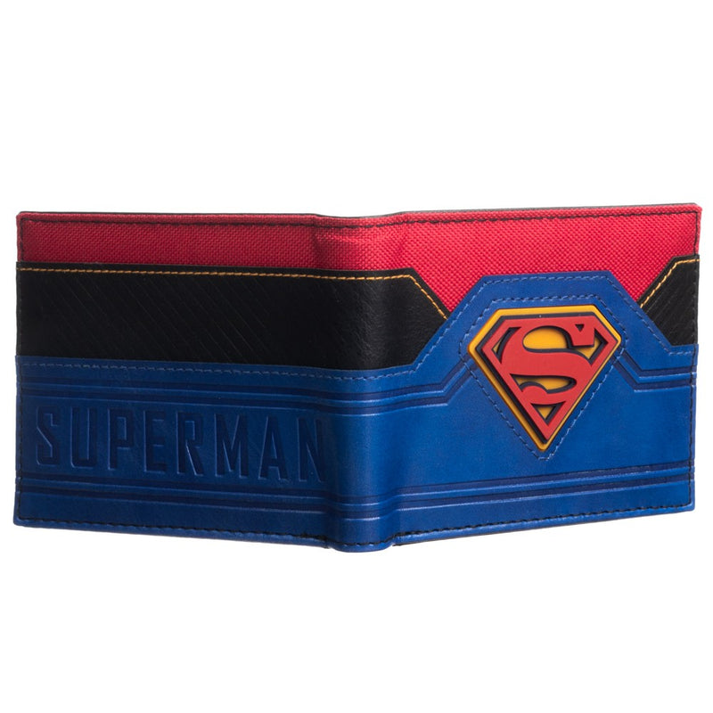 Superman Mixed Material Bifold Wallet